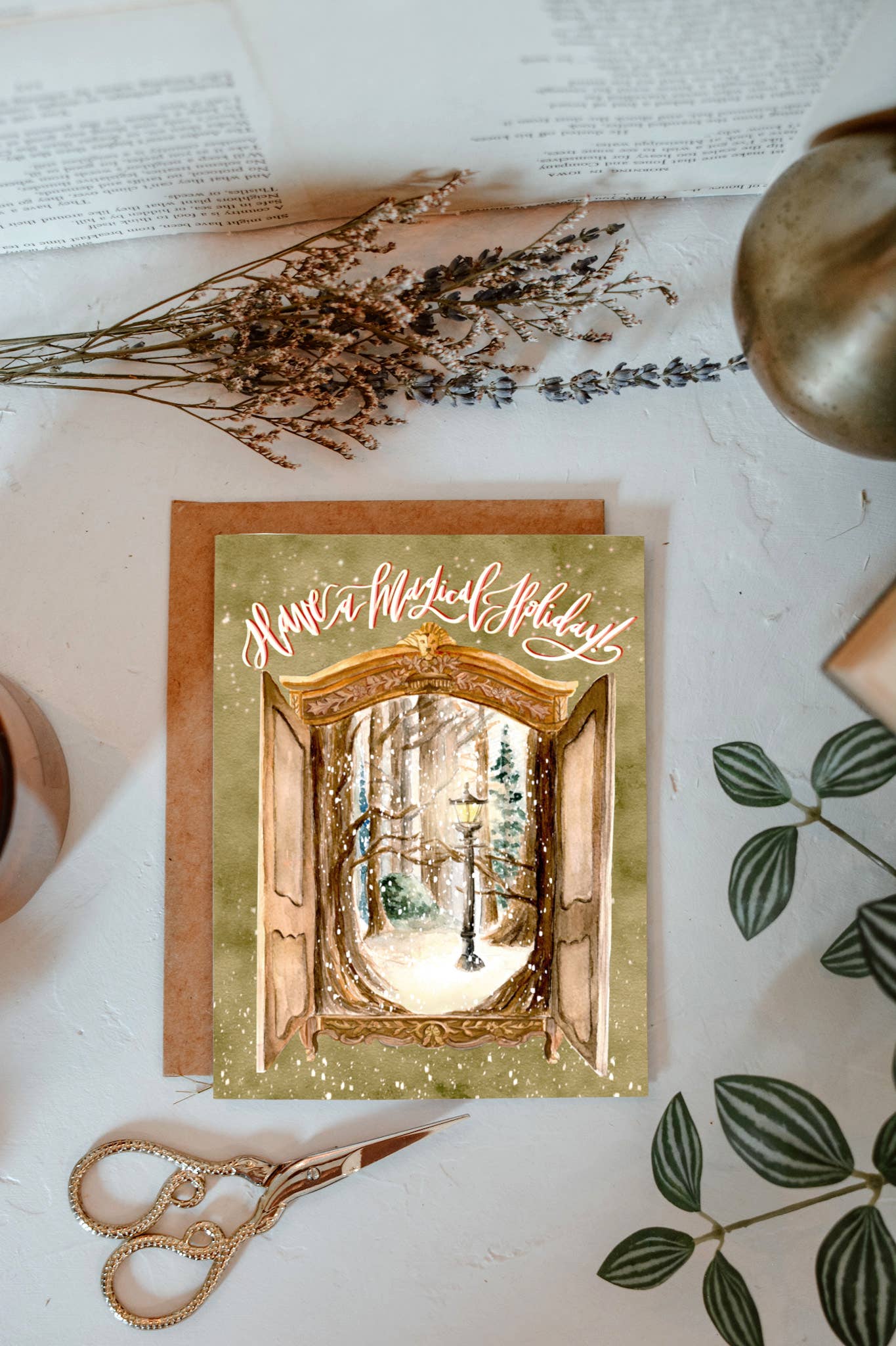 Wardrobe Christmas Card / Have a Magical Holiday