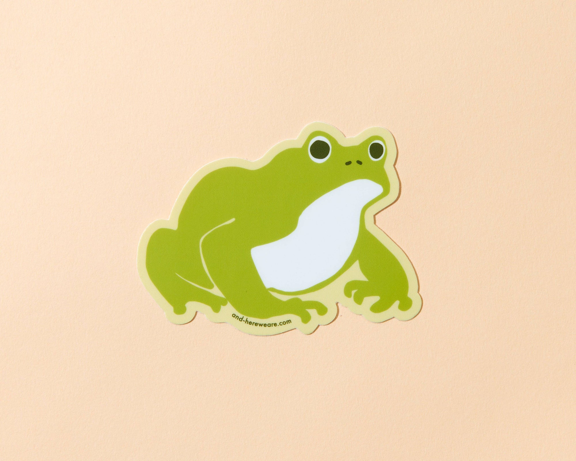 Toad Nature Vinyl Sticker - Amphibian Frog Lover