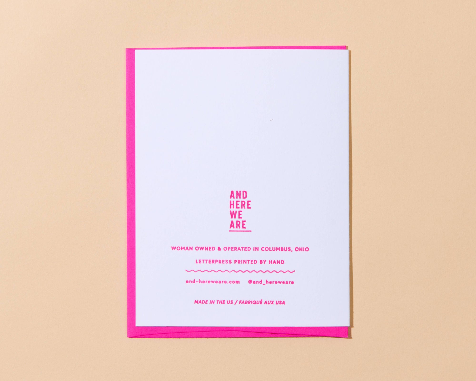 Bubble Happy Holidays Letterpress Greeting Card