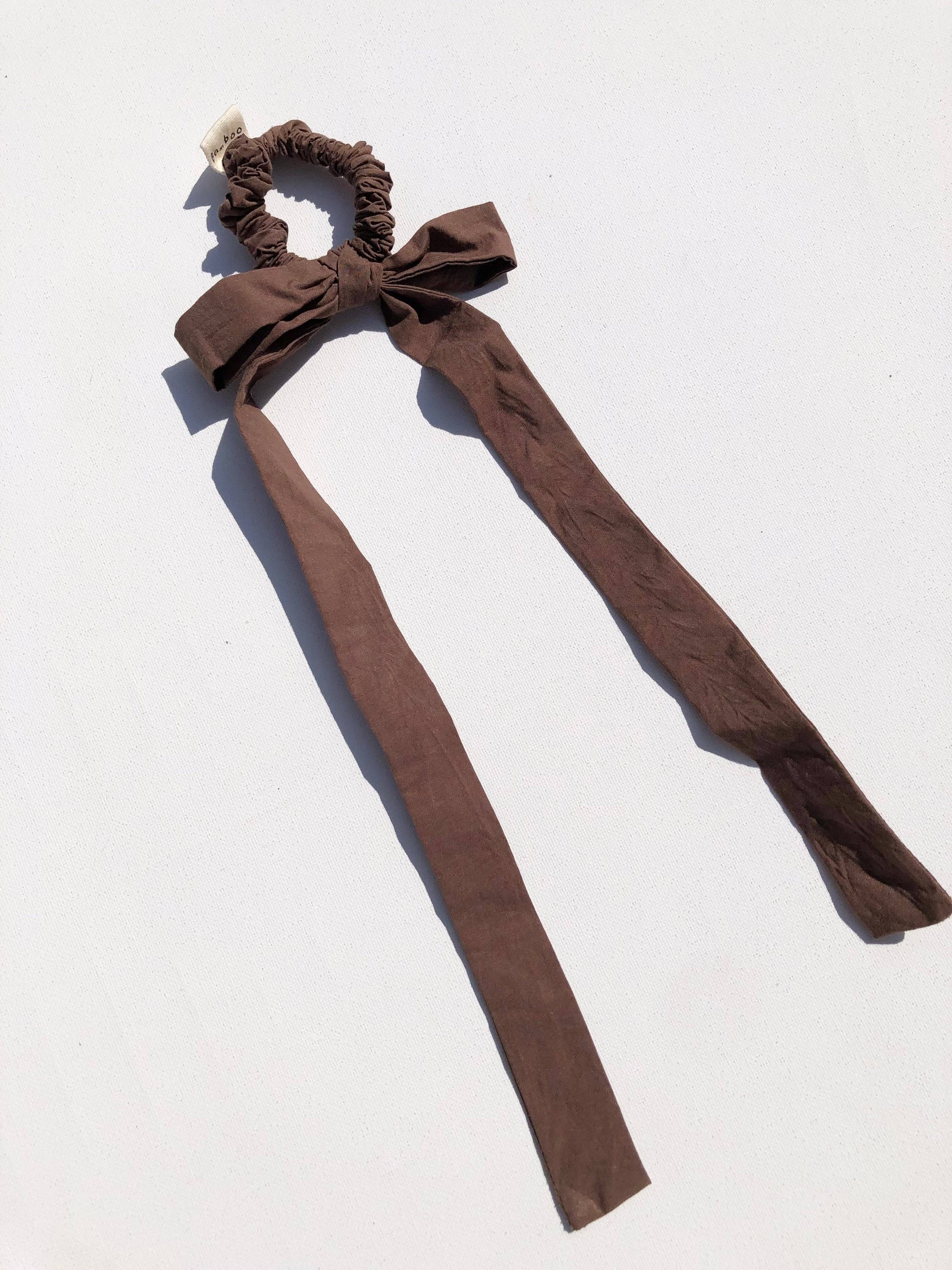 Cotton Poplin Bow Scrunchies