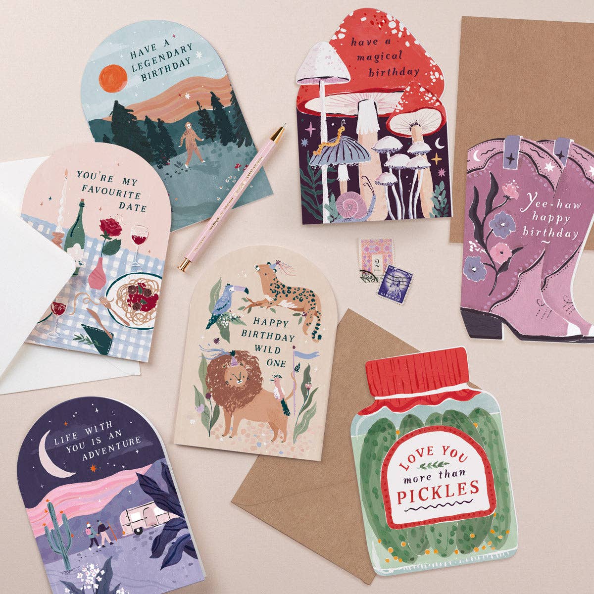 Love You More Than Pickles Card