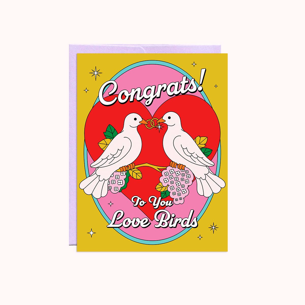 Congrats! To You Love Birds | Wedding Card