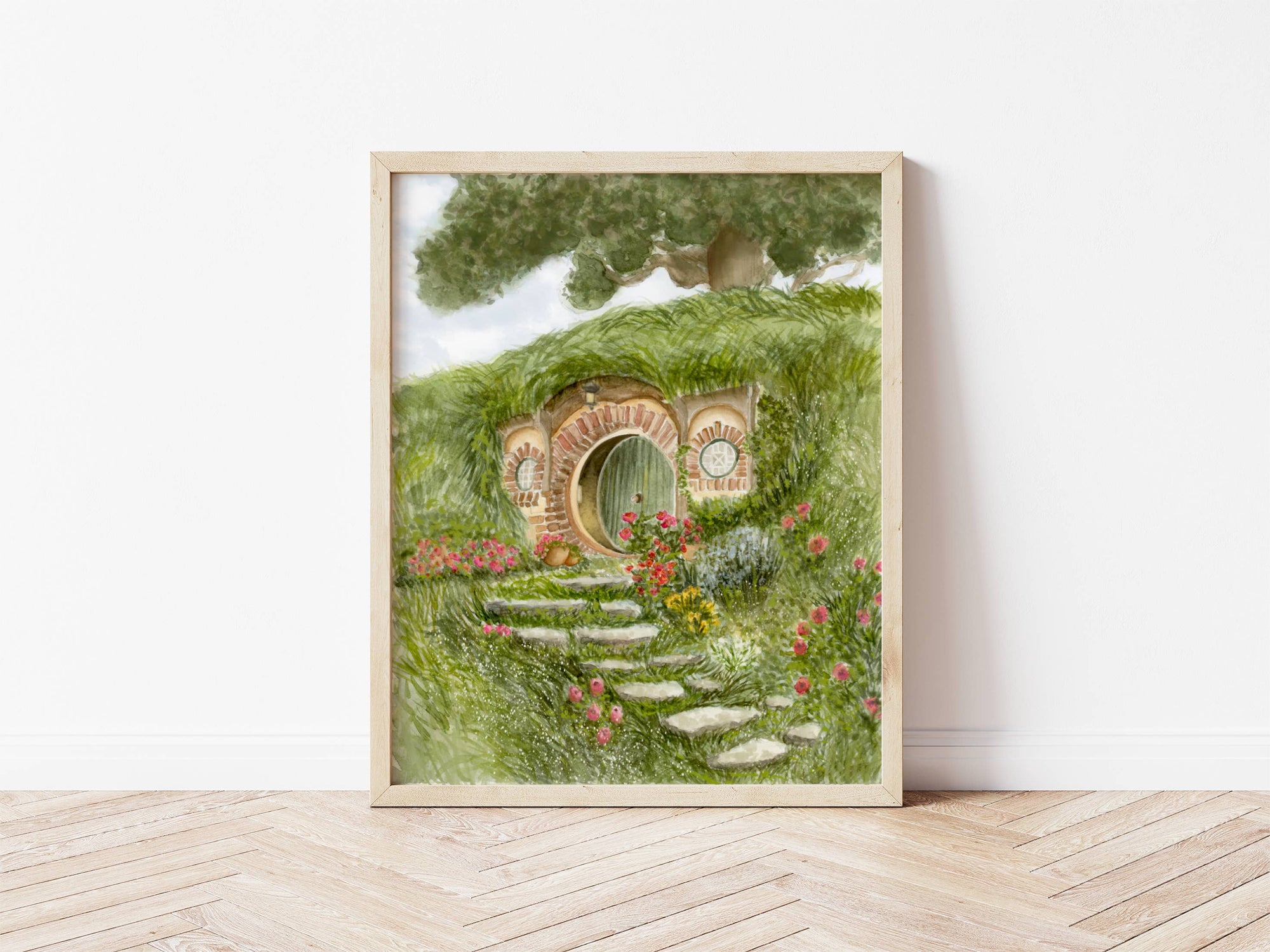 Bag End Print. Literary Locations. Shire