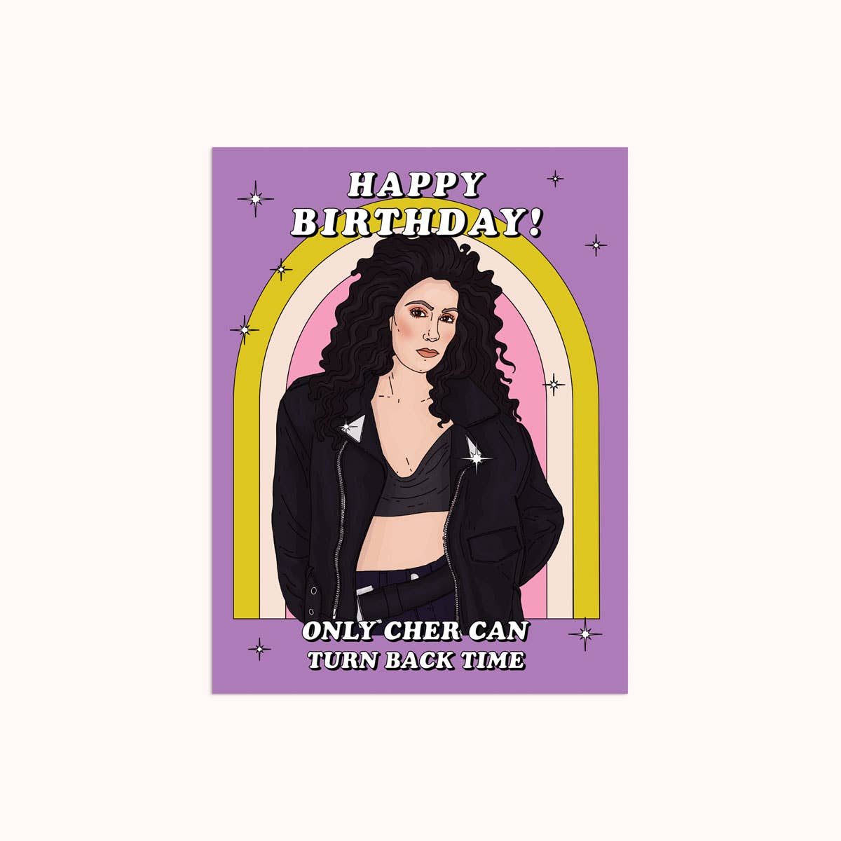 Cher Turn Back Time | Birthday Card