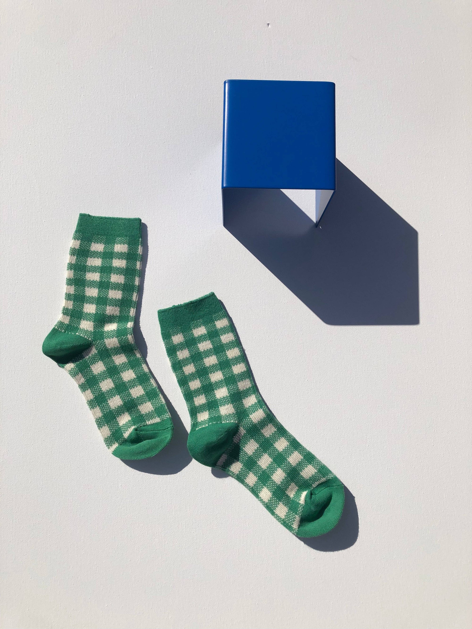 COLOR GINGHAM SOCKS