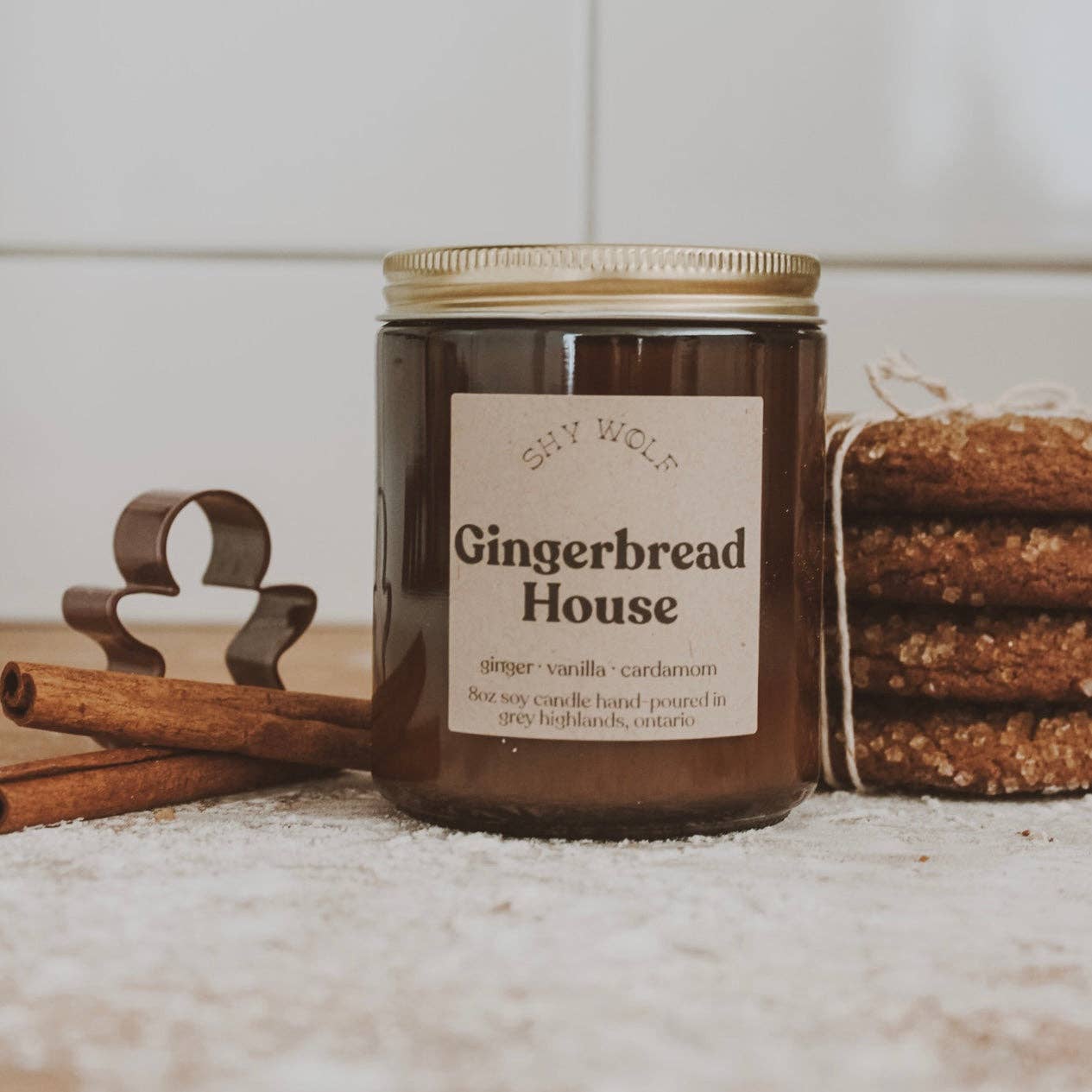 Gingerbread House - Christmas Candle Holiday Decor