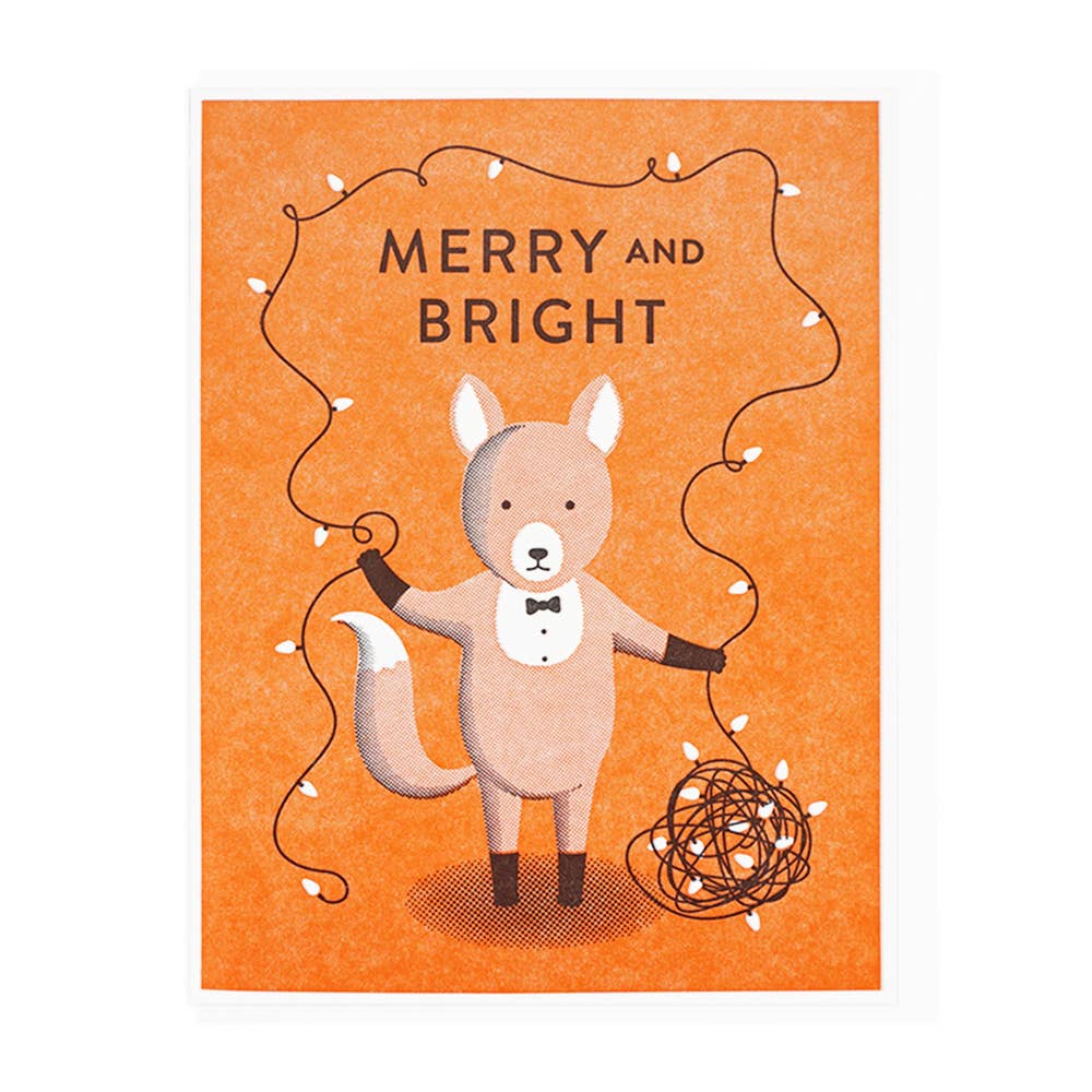 Merry And Bright Tuxedo Fox