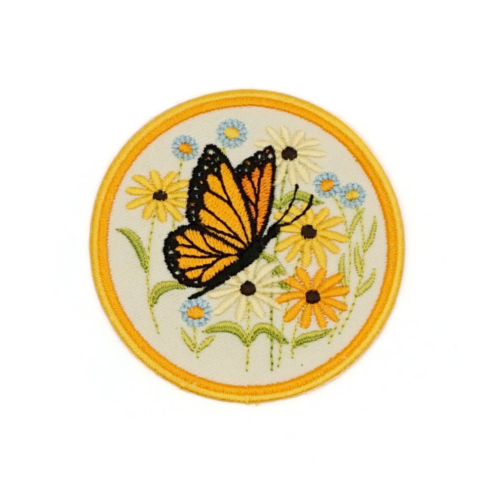 Butterfly Embroidered Patch