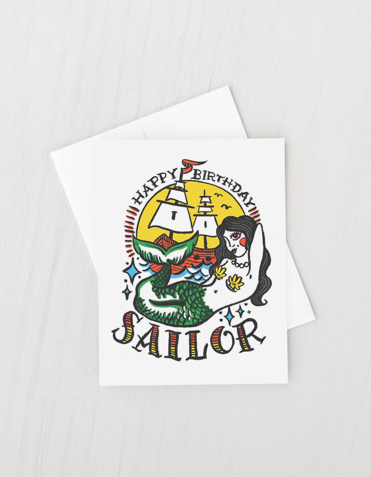 Flash Sailor Birthday Card