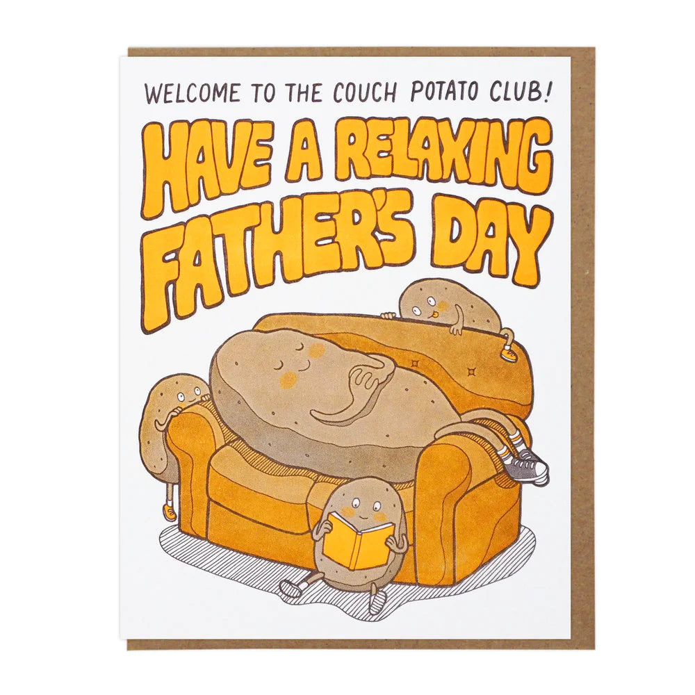 Couch Potato Father’s Day Card