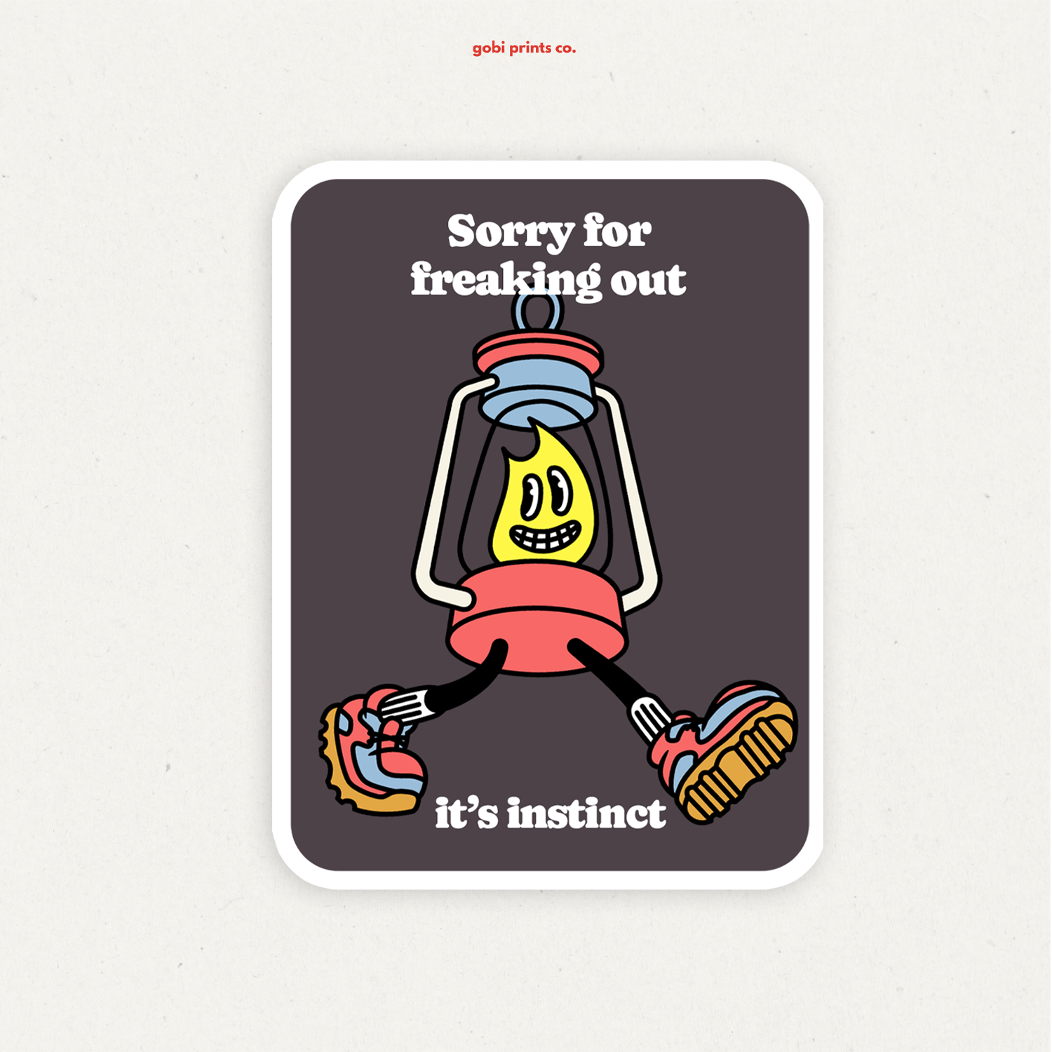 Sorry For Freaking Out | Funny Vinyl Sticker