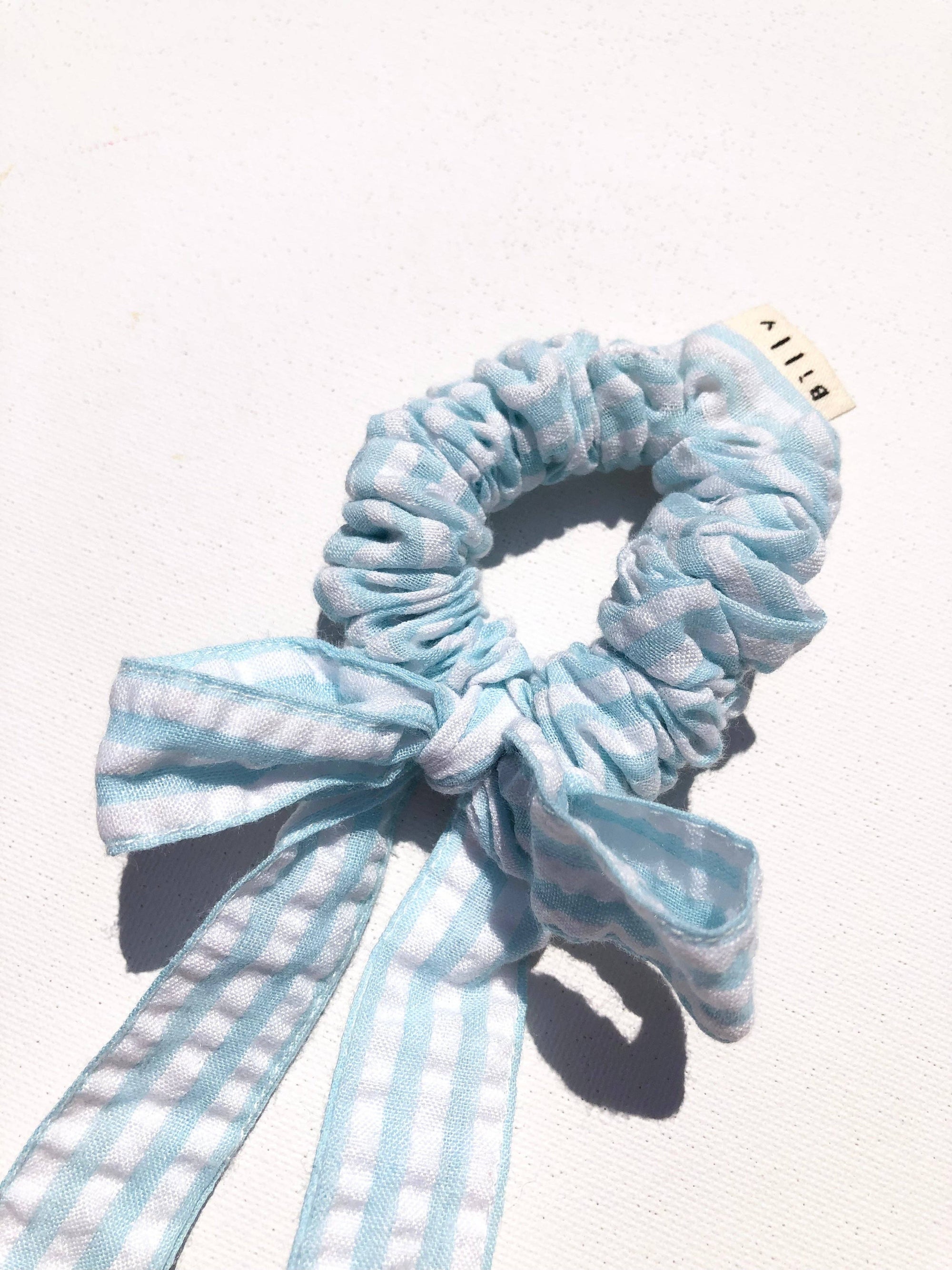 Stripe Bow Scrunchies