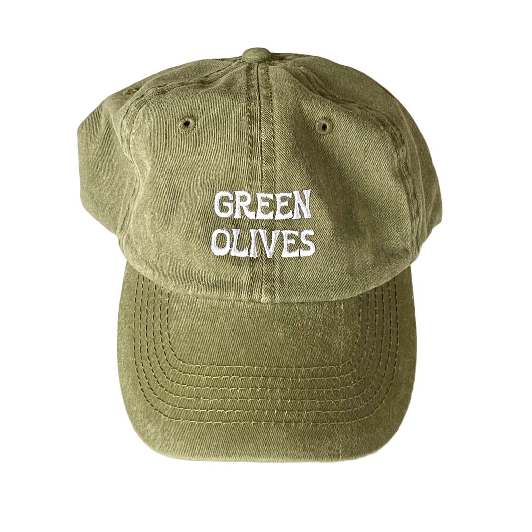 Green Olives Baseball Cap Unisex Dad Hat