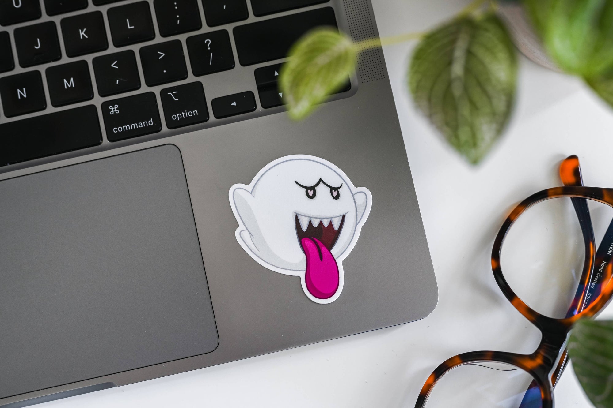 Super Retro Boo Sticker