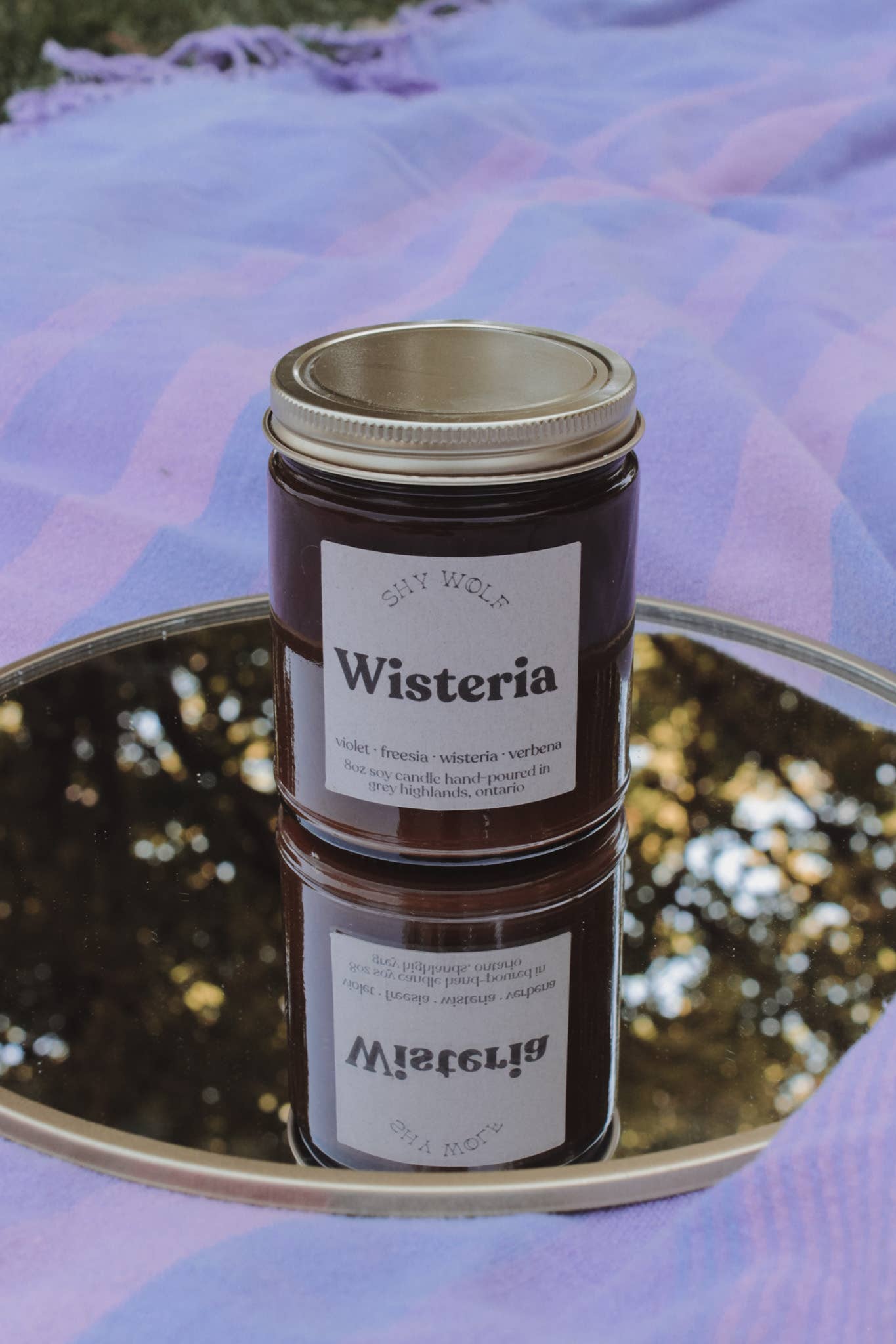 Wisteria Candle - garden witch, floral, coastal summer