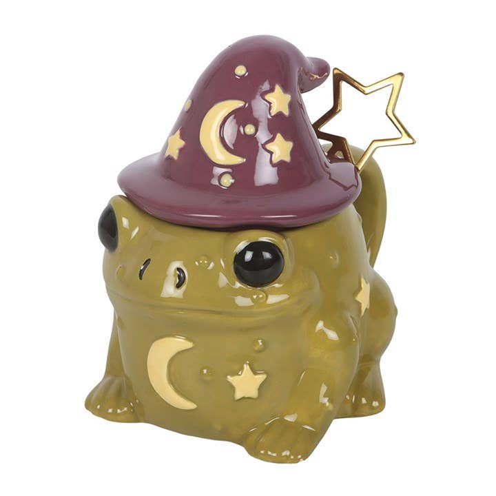 Magic Frog // Toad Shaped Halloween Mug with Spoon