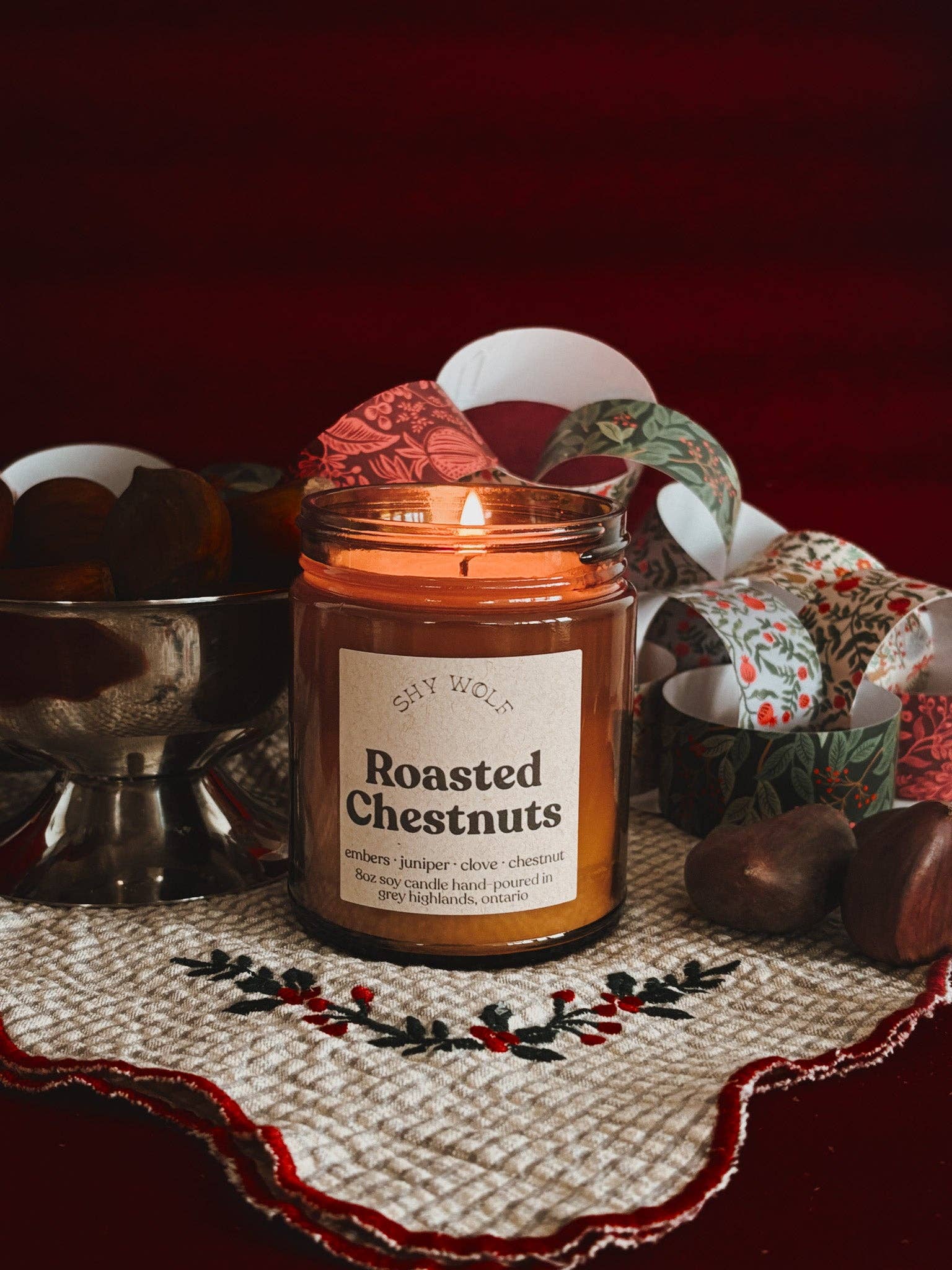Roasted Chestnuts - Holiday Candle, Christmas Home Fragrance