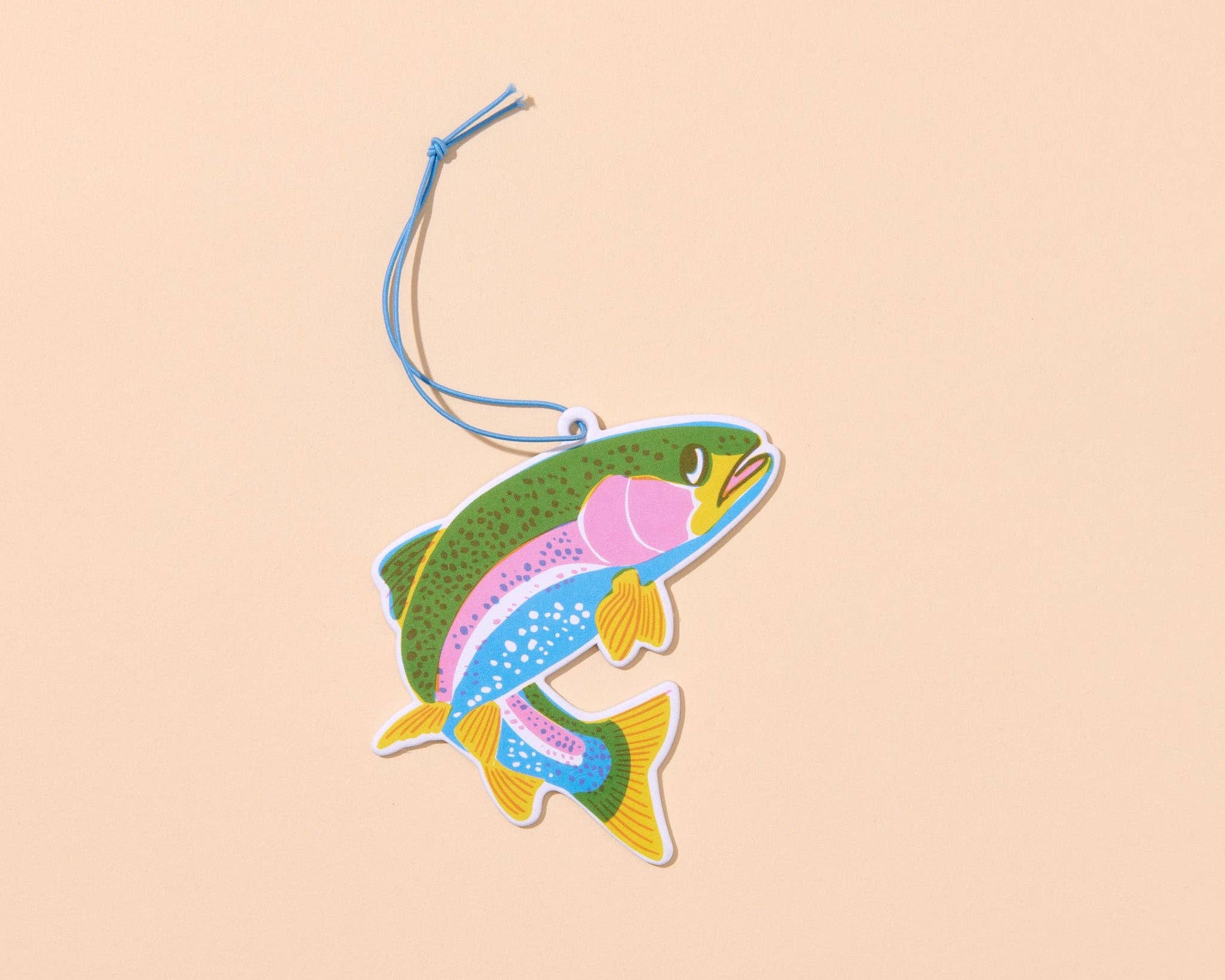 Rainbow Trout Fish Air Freshener —Watermelon Scent (Fishin)