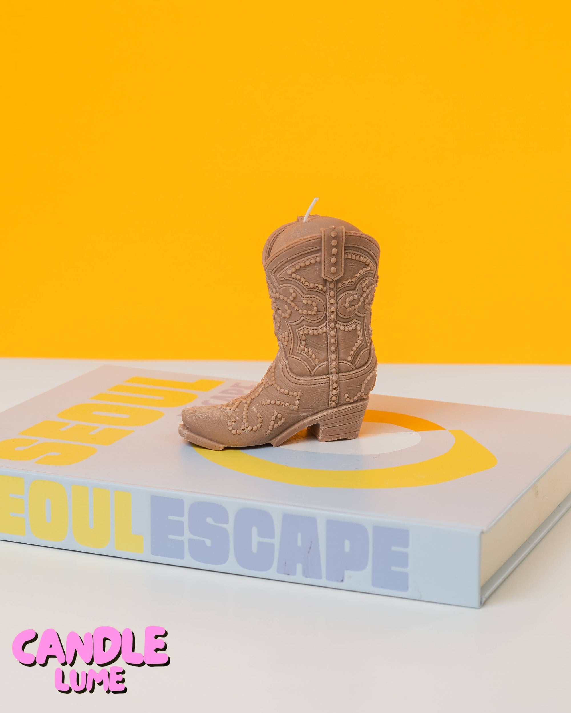 Cowboy Boot Candle