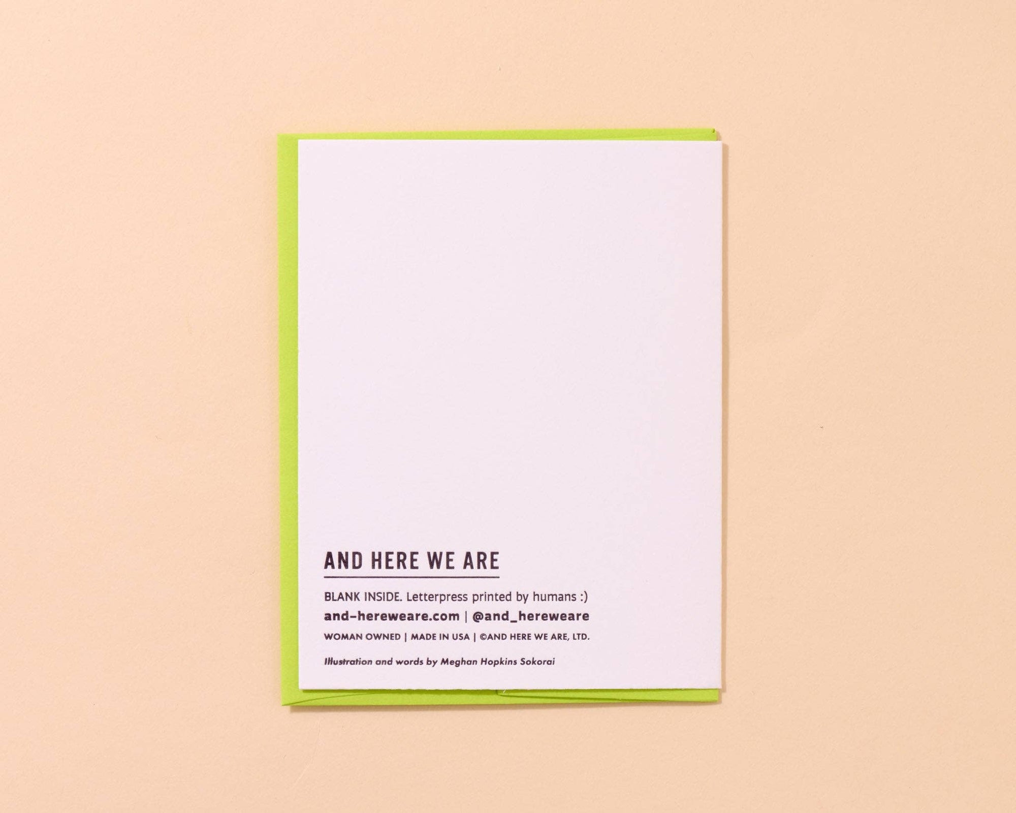 Cute Letterpress New Baby Greeting Card—Hello Baby Carrot