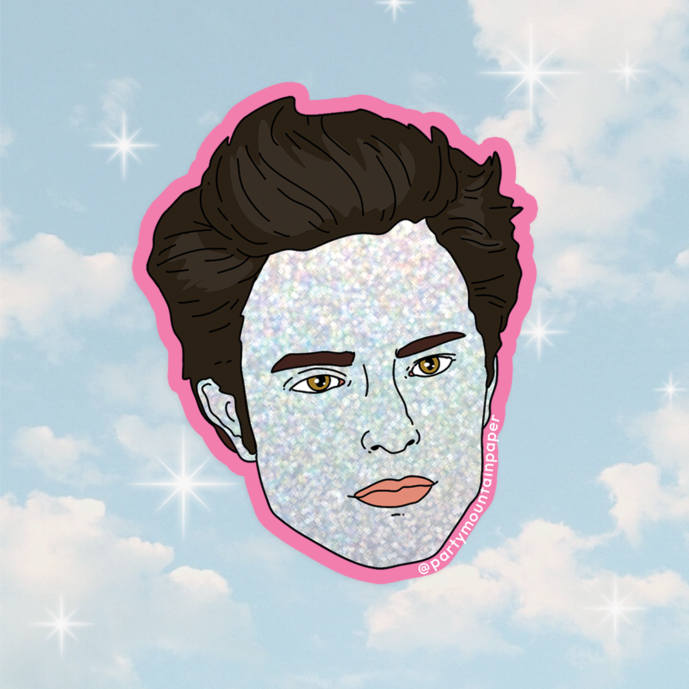 Sparkle Edward Holographic Sticker