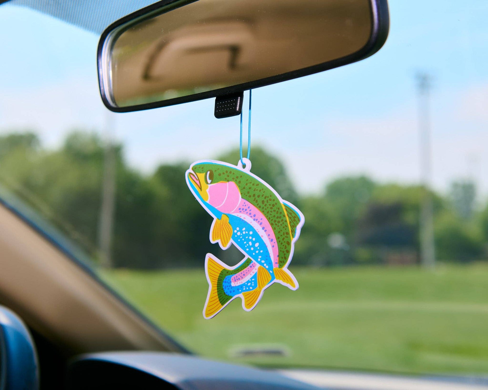 Rainbow Trout Fish Air Freshener —Watermelon Scent (Fishin)
