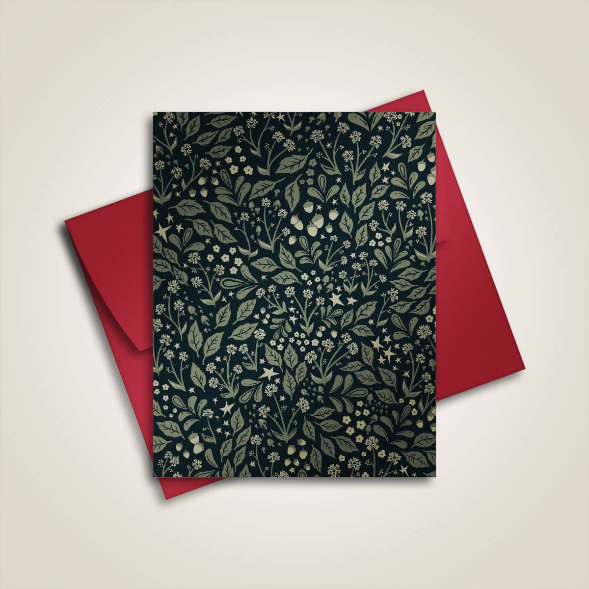 Moonlit Meadows - Greeting Card