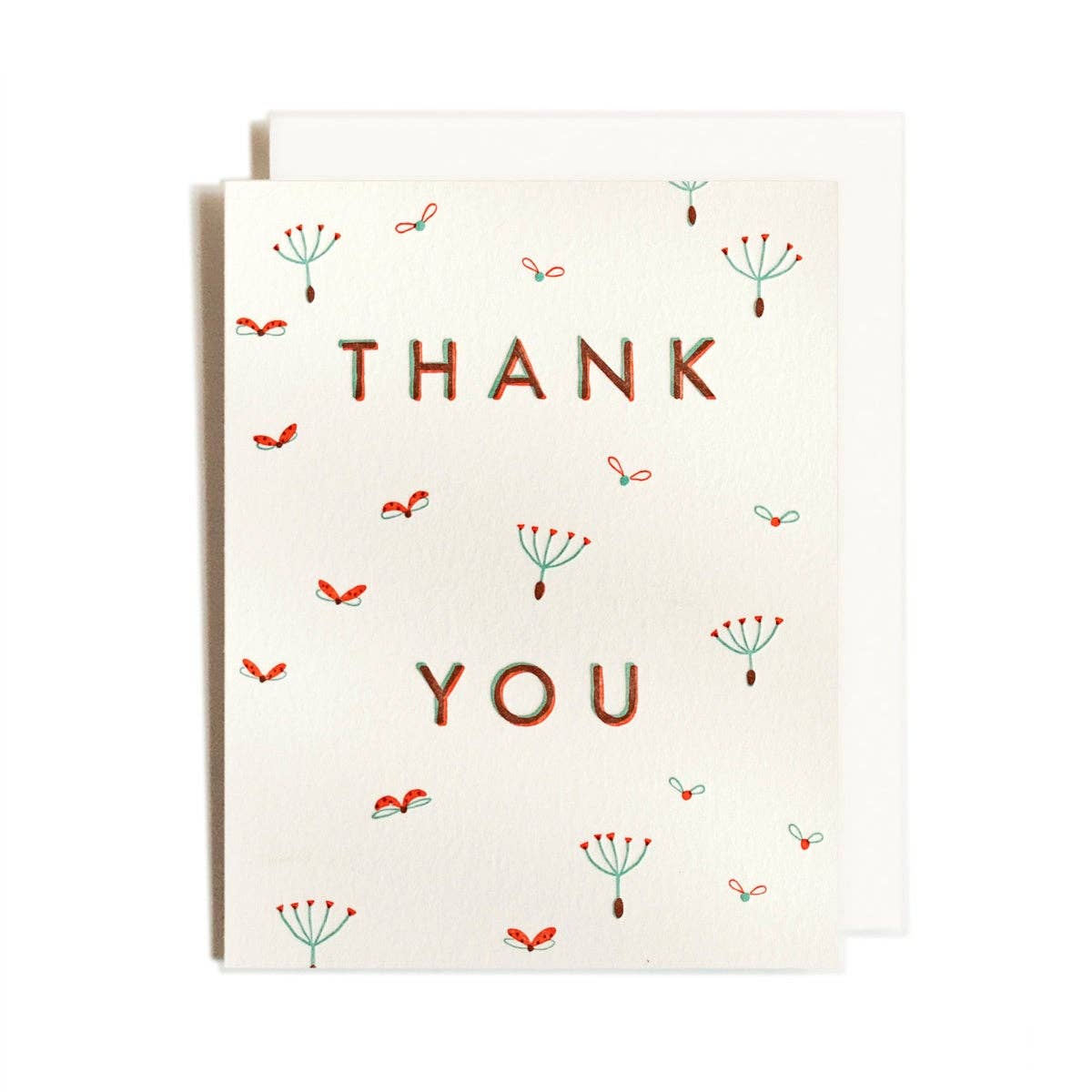 Thank You Seeds Letterpress Card