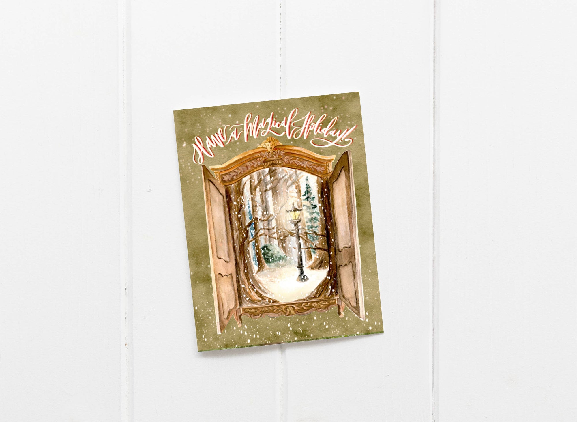 Wardrobe Christmas Card / Have a Magical Holiday