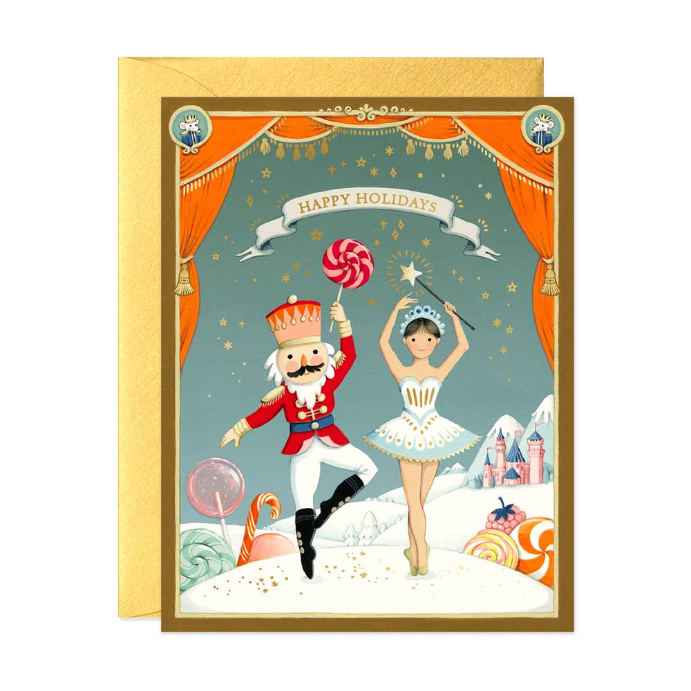 Nutcracker happy holidays Holiday Greeting Card