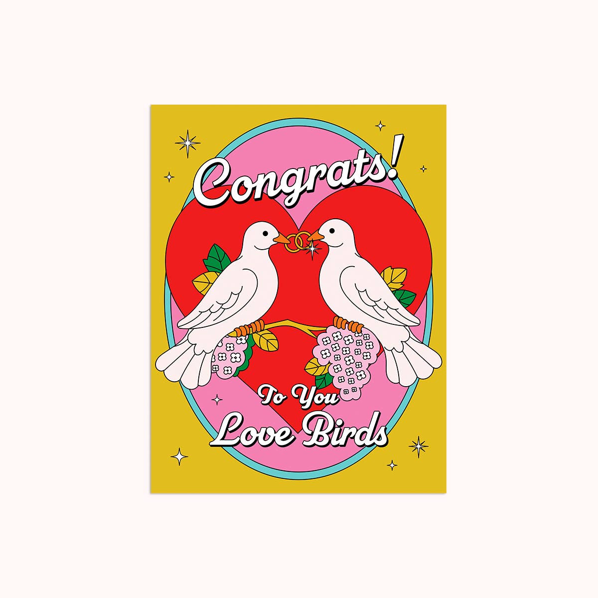 Congrats! To You Love Birds | Wedding Card