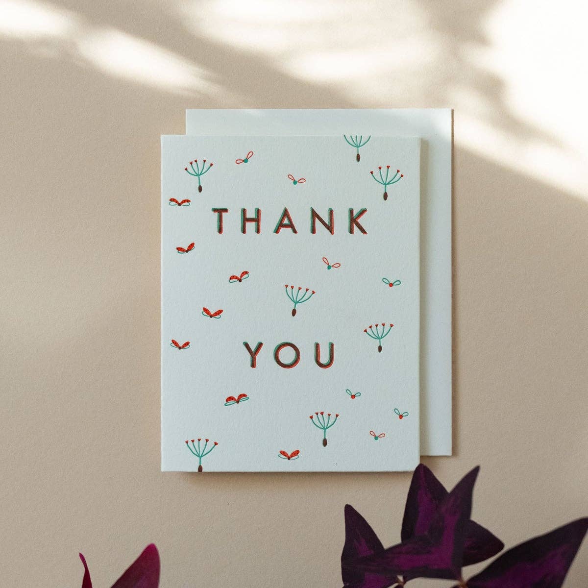 Thank You Seeds Letterpress Card