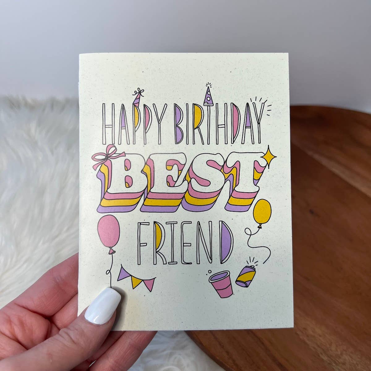 "Happy Birthday Best Friend" Card