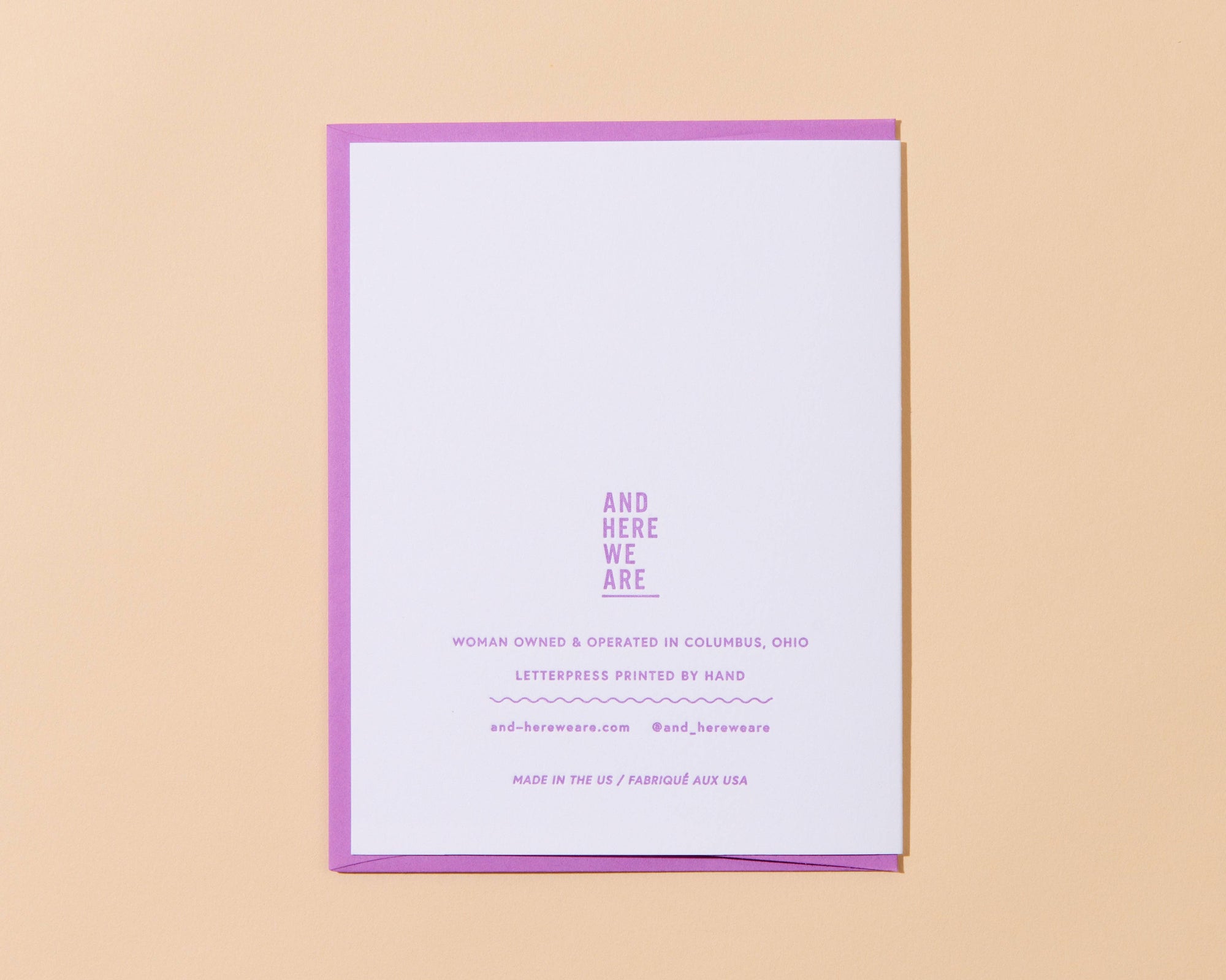 Best Wife/Mom/Friend Mother's Day Letterpress Greeting Card from Partner- Made in USA - Mom Birthday, Wife Anniversary, Mother's Day