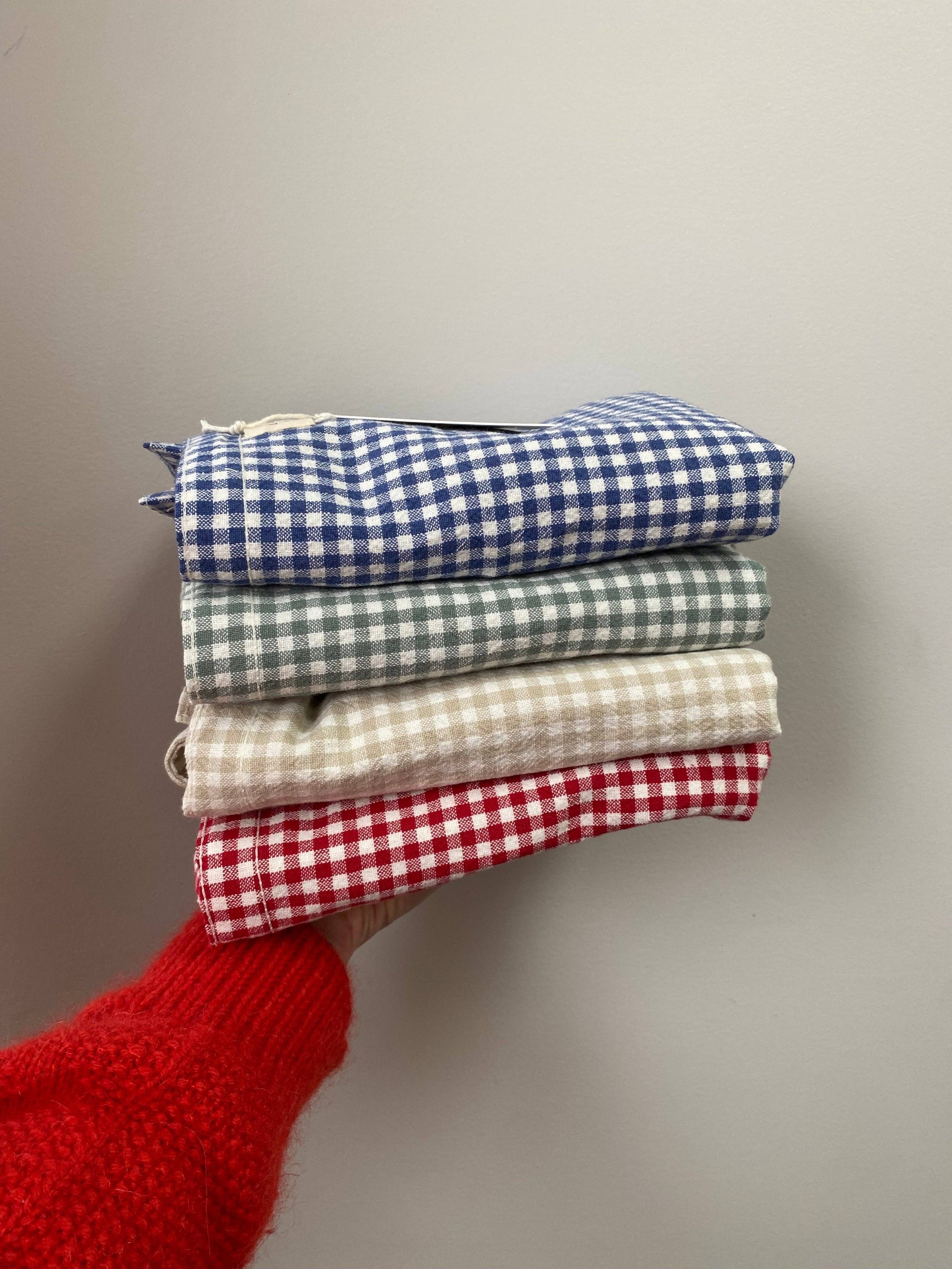 Organic cotton tote bag - Gingham collection