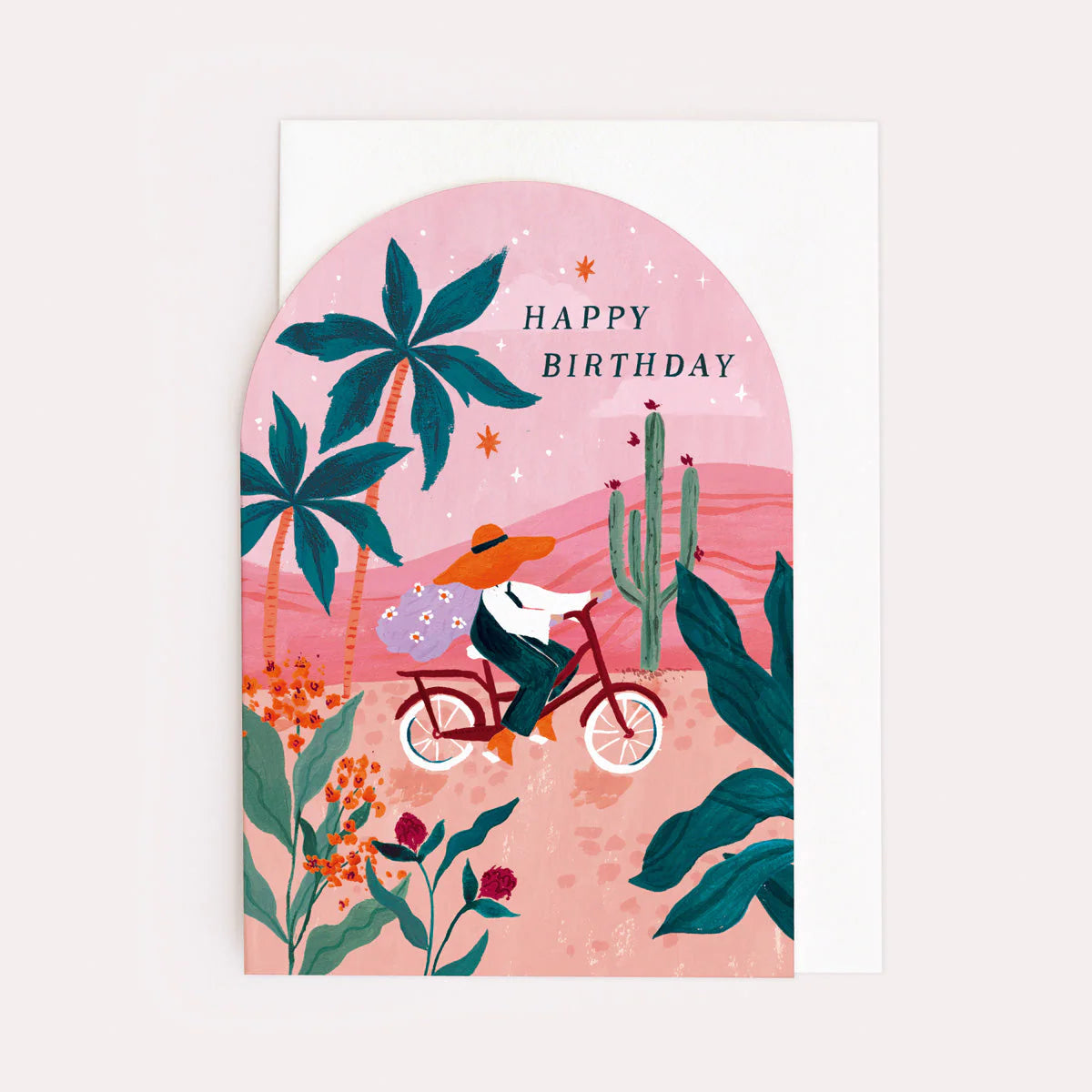 Happy Birthday Bicycle Card