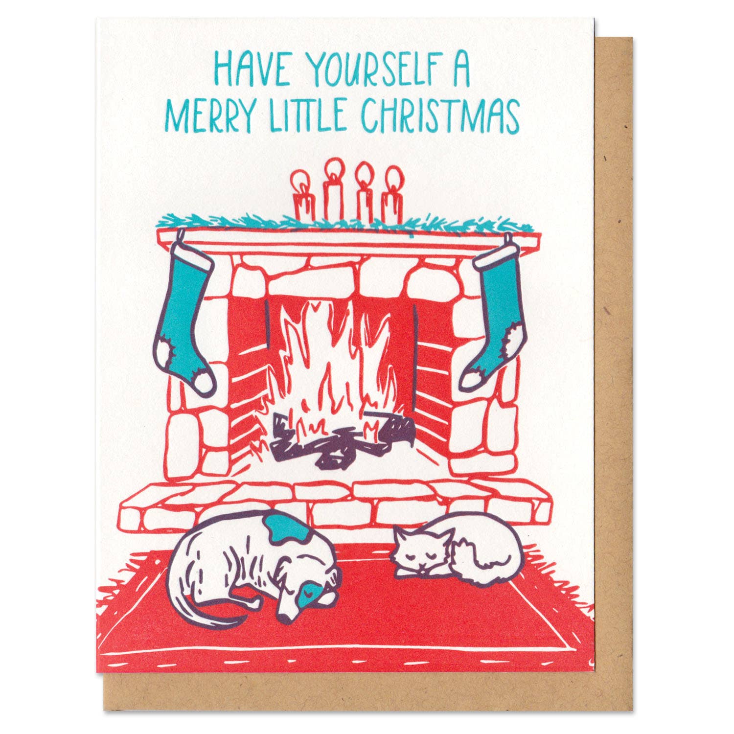 Merry Little Christmas Greeting Card