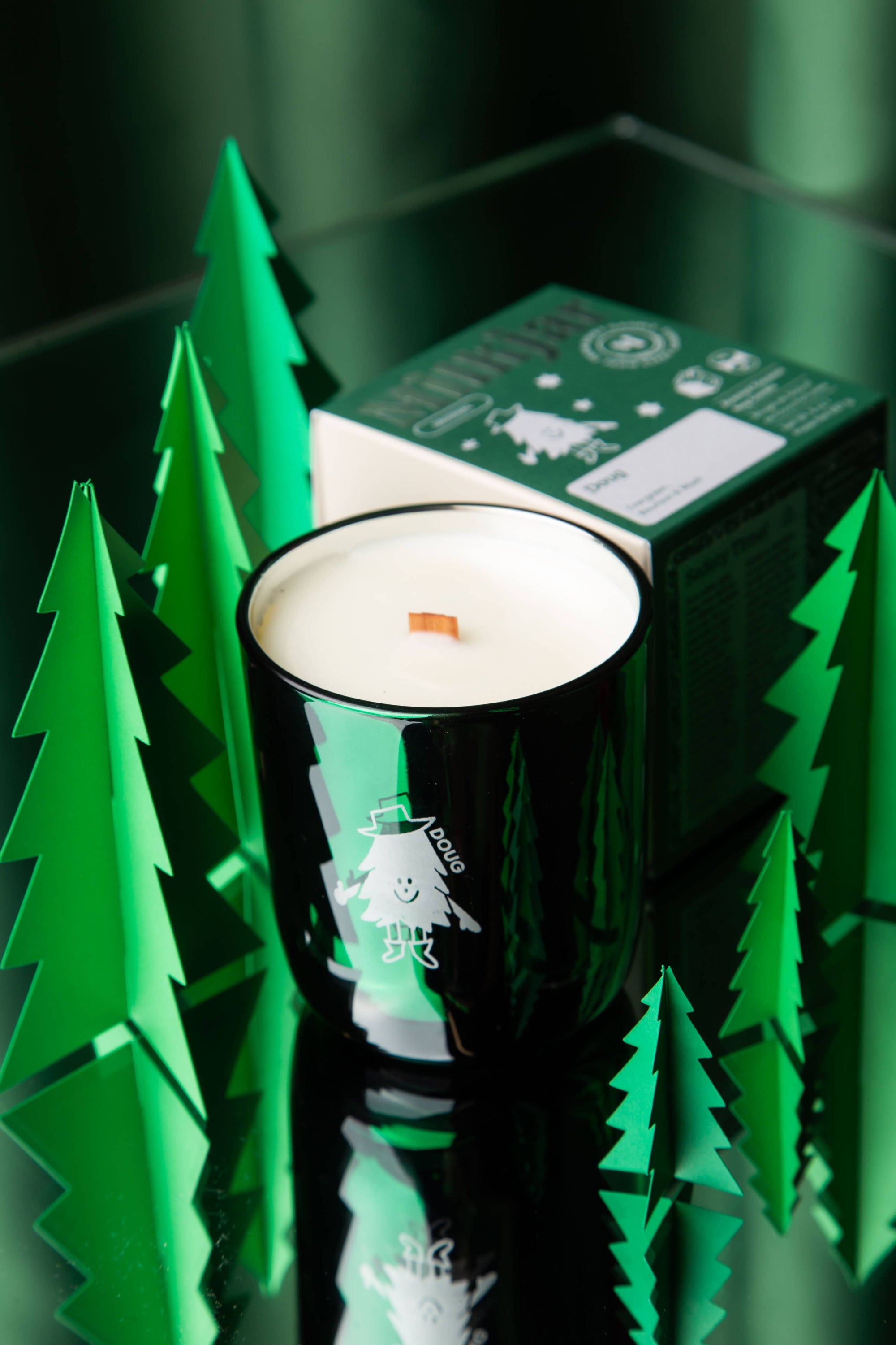 Doug - Evergreen, Bourbon & Musk Coconut Soy 8oz Candle