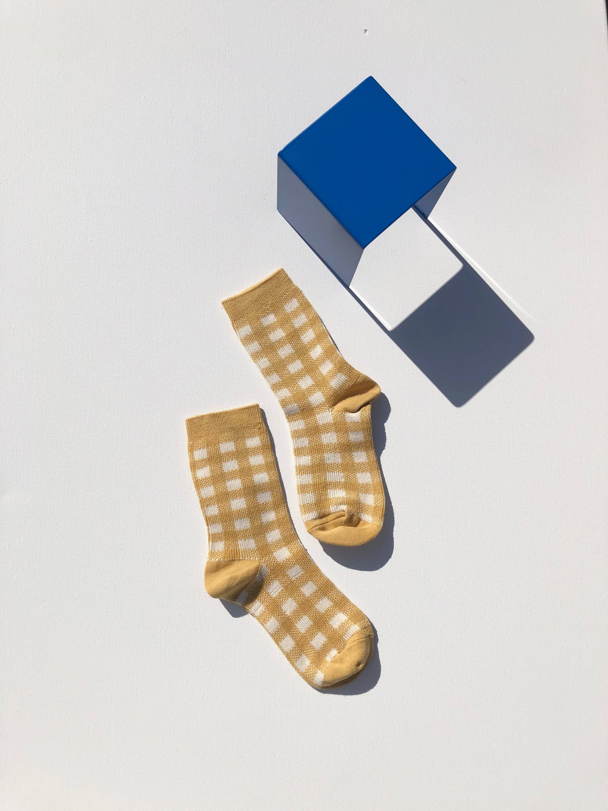 COLOR GINGHAM SOCKS