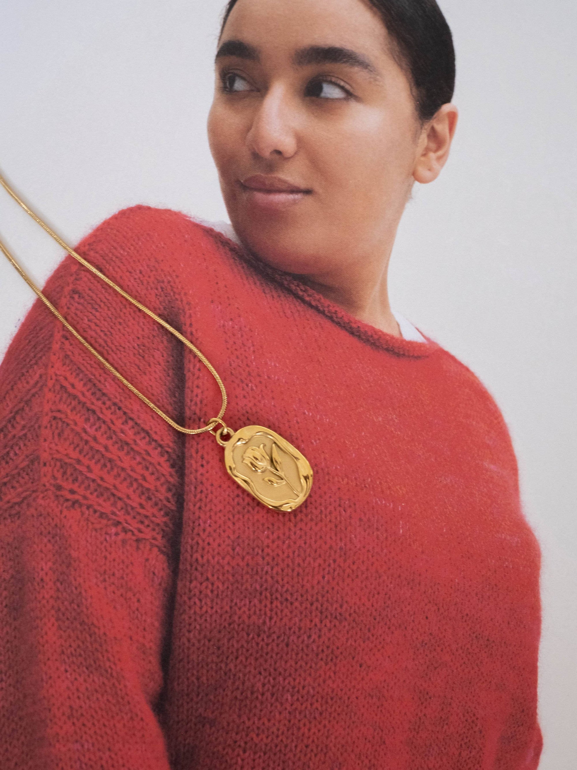 Chloe Tulip Pendant Necklace