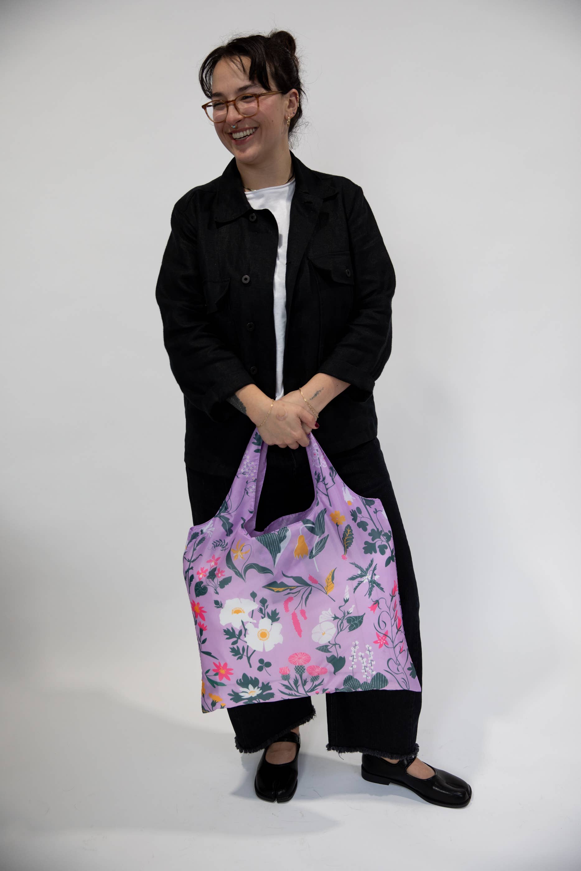 Floral Art Sack by Banquet Workshop - Reusable Tote Bag