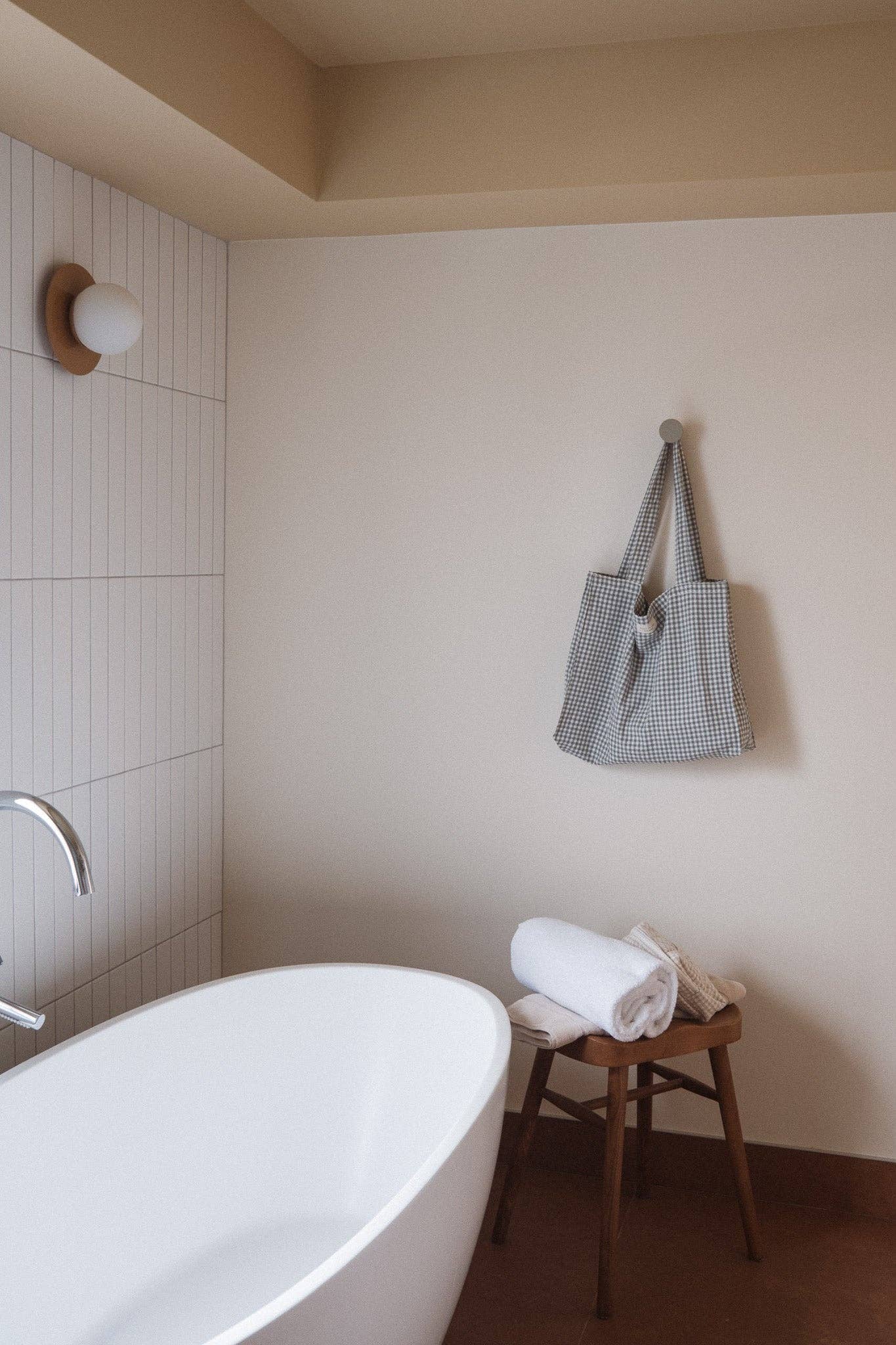 Organic cotton tote bag - Gingham collection