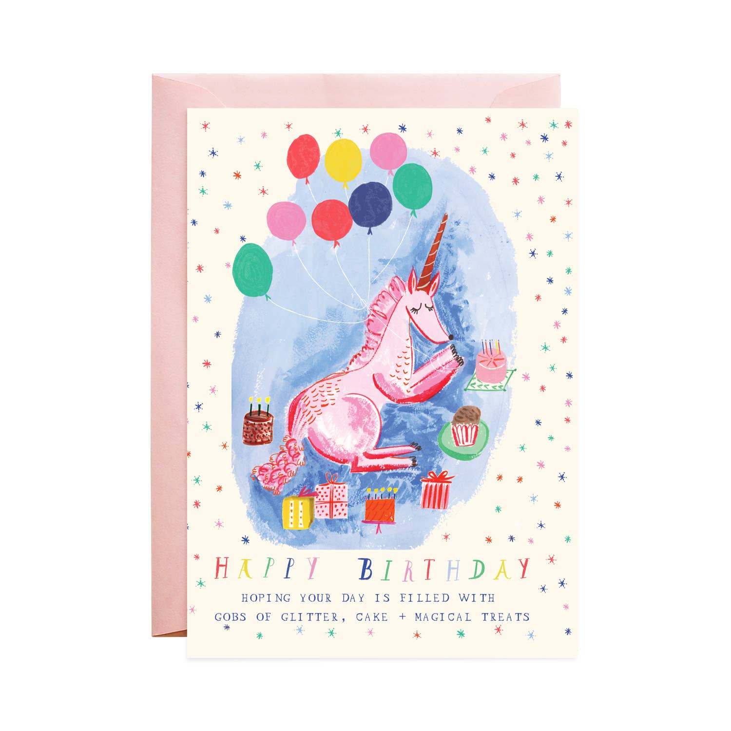 Gpbs of Glitter, Cake + Magical Treats - Birthday Card