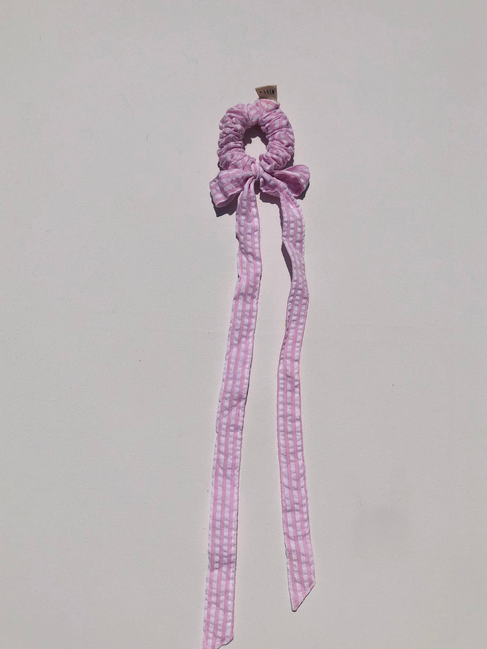 Stripe Bow Scrunchies