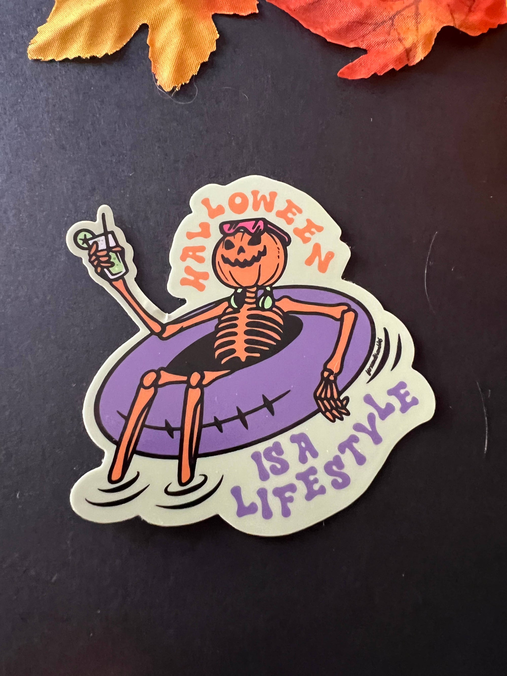 Halloween is a Lifestyle. Summerween Sticker