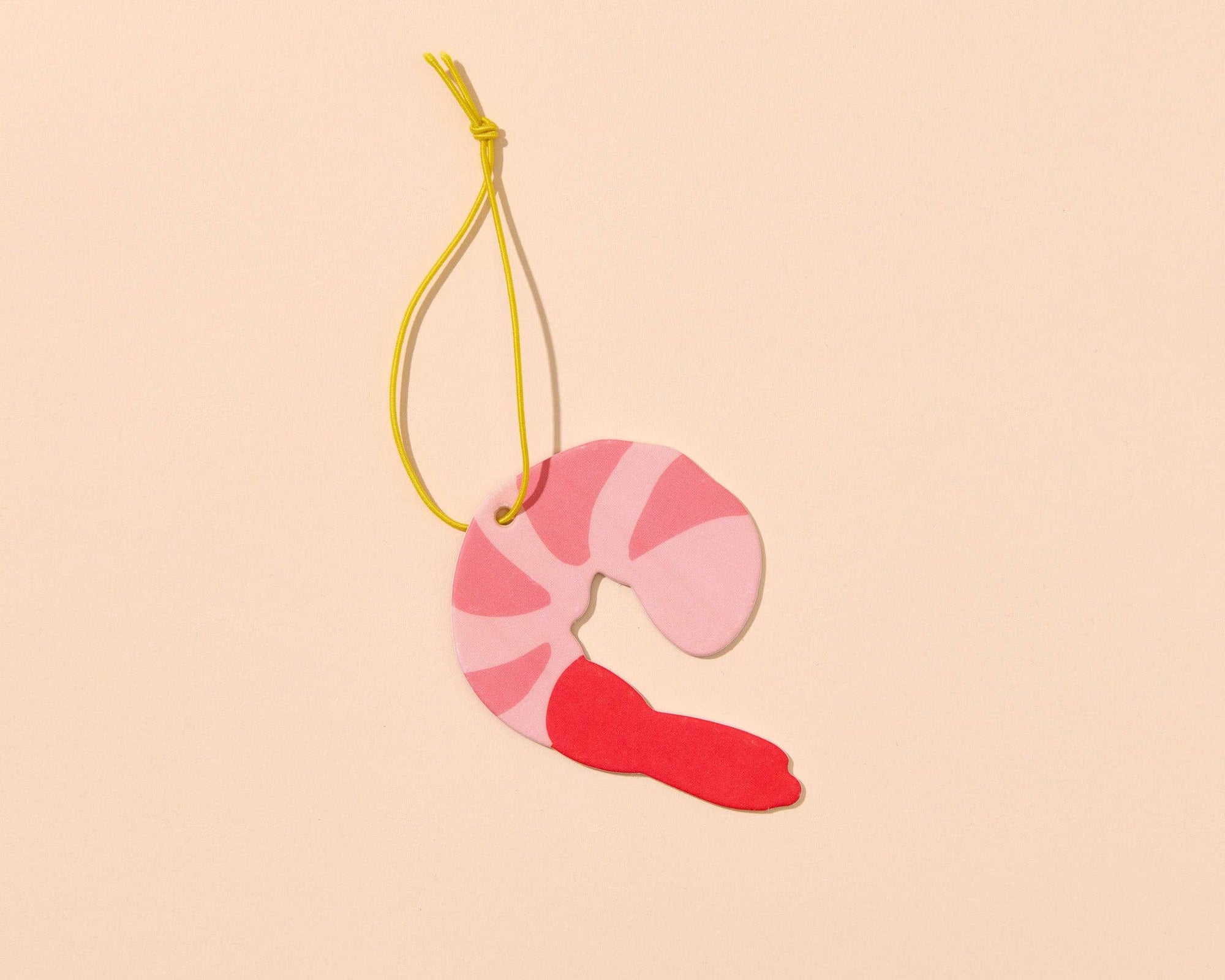 Shrimp Air Freshener - Orange Scent - Food, Seafood, Ocean, Shrimp Cocktail, Foodi