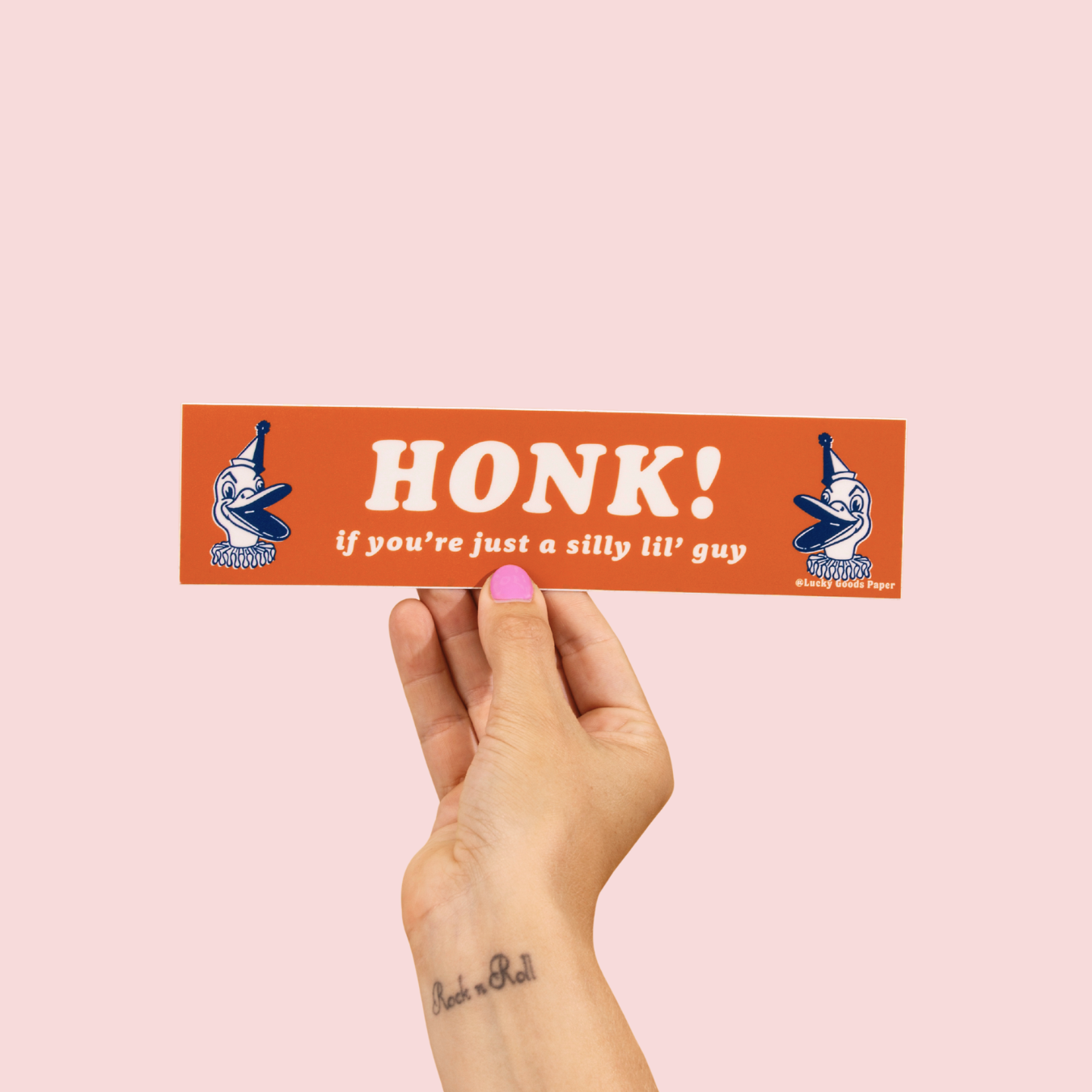 Honk If You’re Just A Silly Lil' Guy – Bumper Sticker