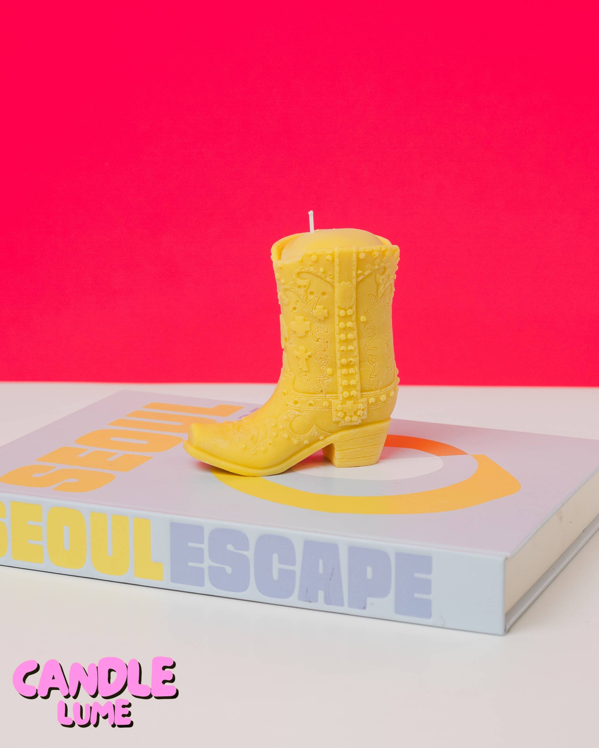 Cowboy Boot Candle