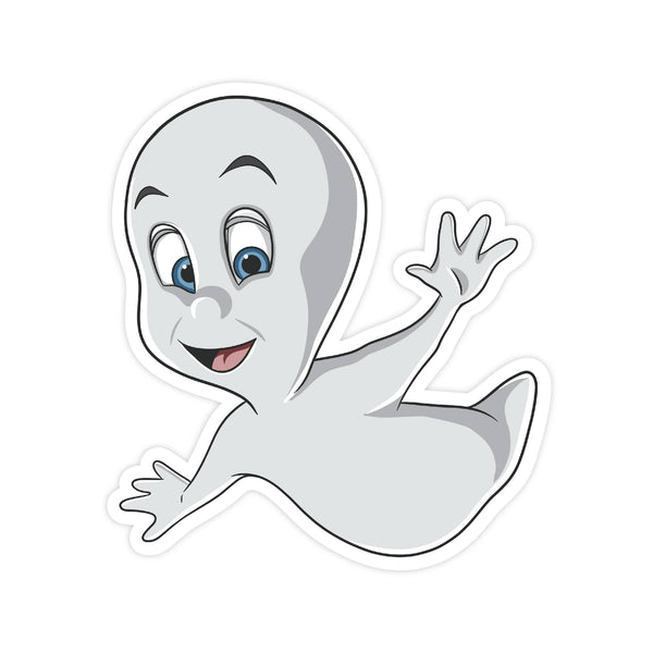 Casper Friendly Ghost Pop Culture Sticker - Studio 205