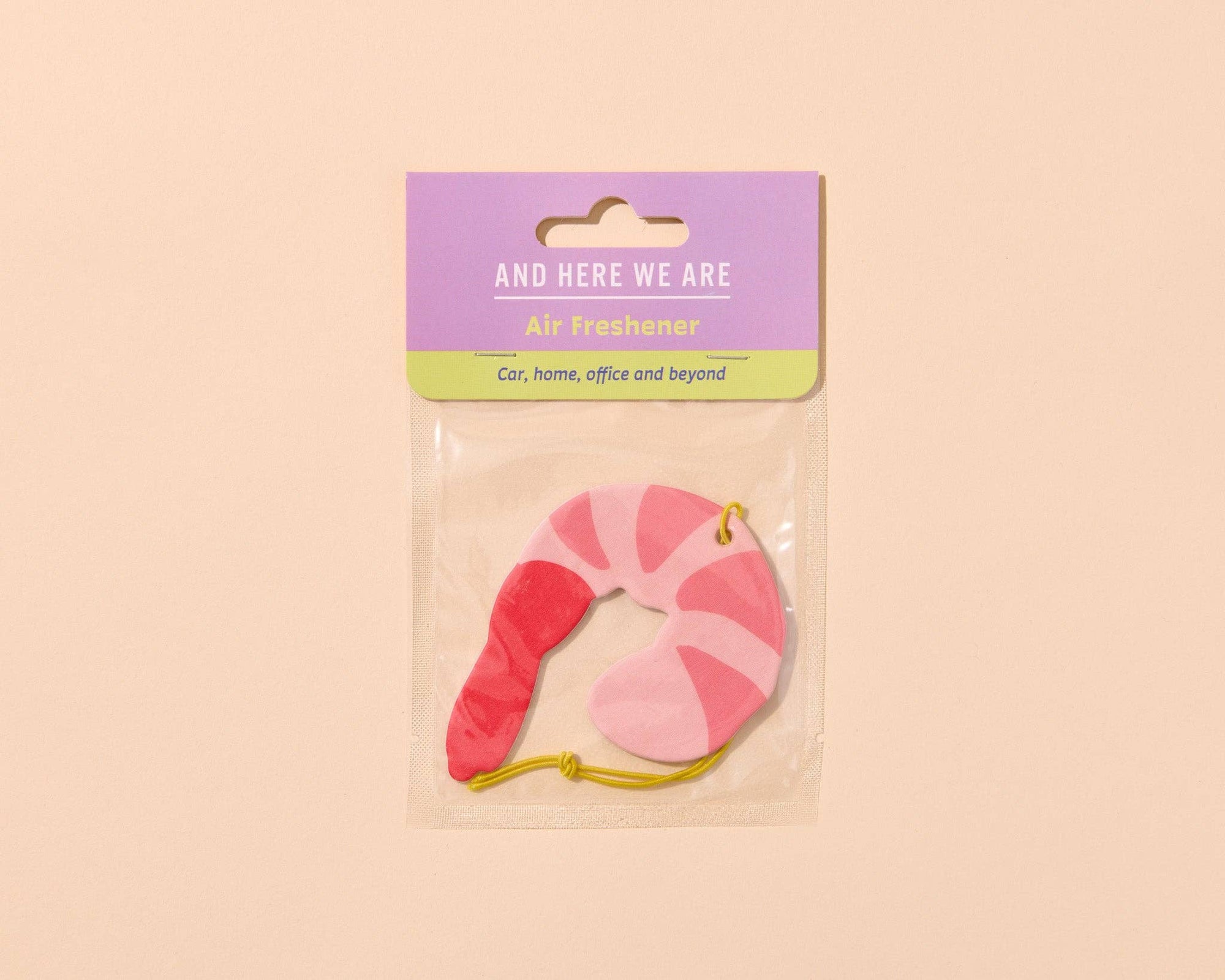Shrimp Air Freshener - Orange Scent - Food, Seafood, Ocean, Shrimp Cocktail, Foodi